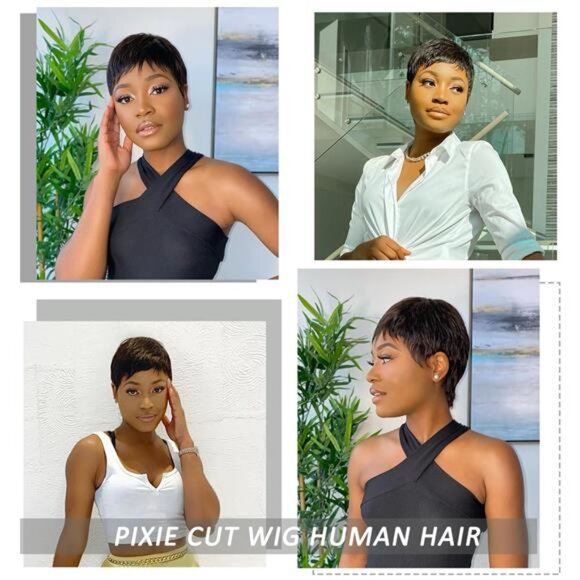 Pixie Cut Wig Human Hair Short Pixie Cut Wigs for Black Women Human Hair main image 6